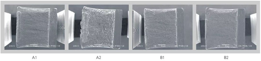 TA22合金棒材的沖擊斷口宏觀形貌 TA22合金棒材的沖擊斷口宏觀形貌