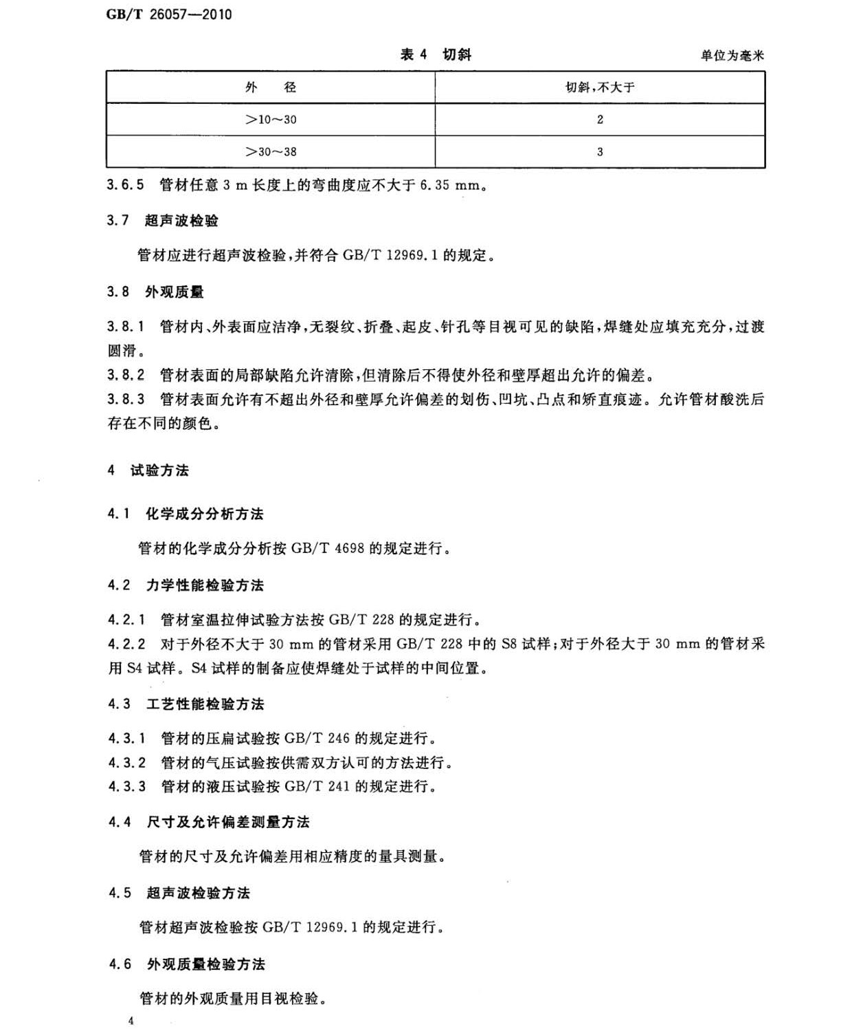 鈦及鈦合金焊接管國家標(biāo)準(zhǔn)GB/T 26057-2010 鈦及鈦合金焊接管國家標(biāo)準(zhǔn)GB/T 26057-2010